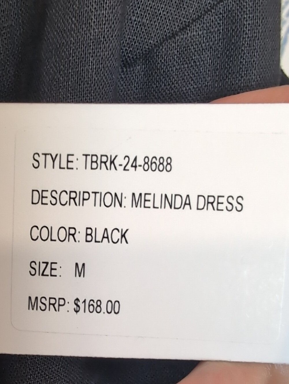 Torn By Ronny Kobo Melinda Dress Black Figure Flattering - Picture 6 of 6